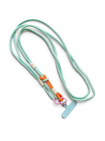 Long cell phone chain 'LINA' - turquoise