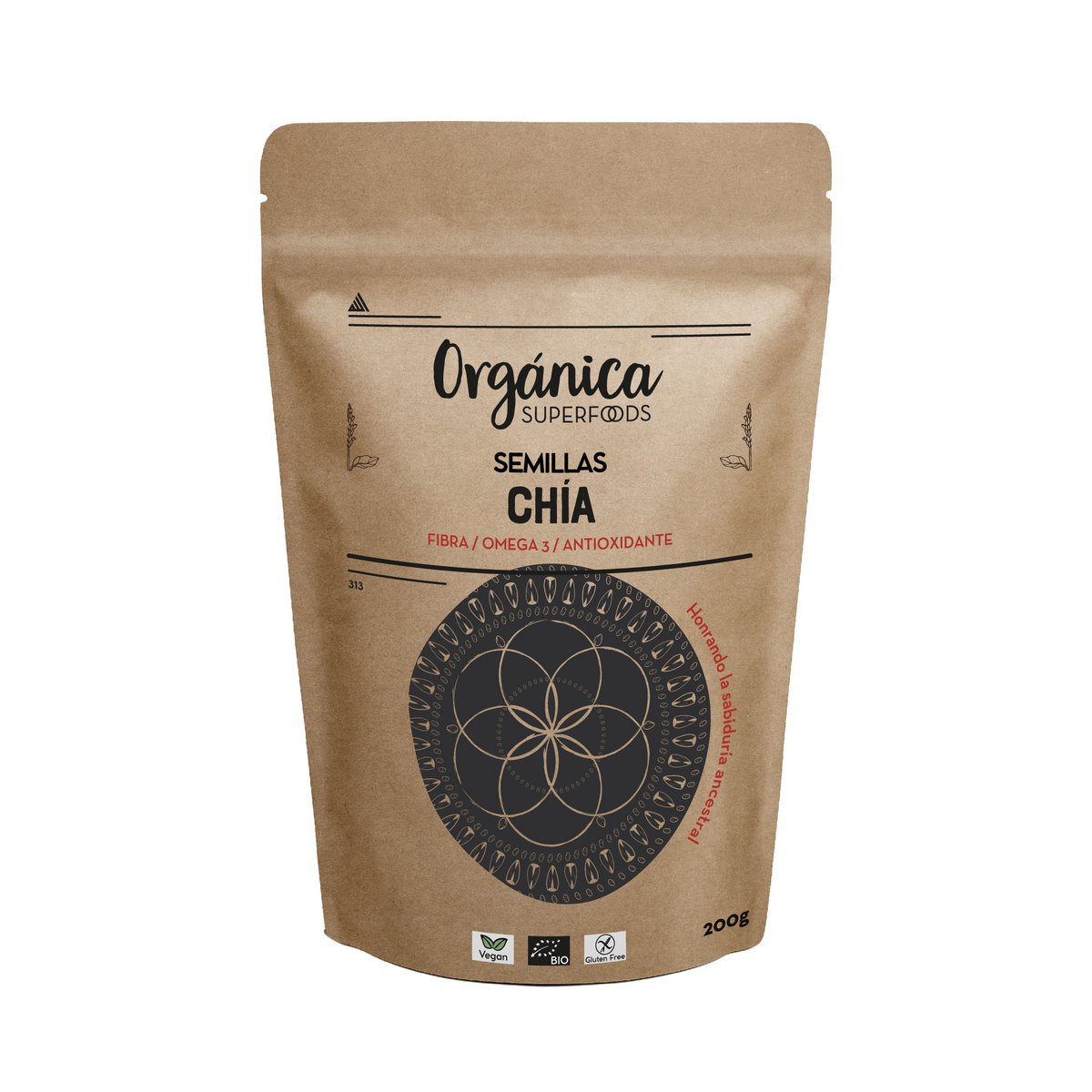 Organic chia seeds - 200g