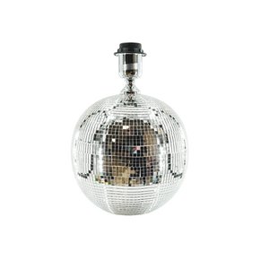 Lampe - Discokugel - Glas - Silber - 20x20x20cm