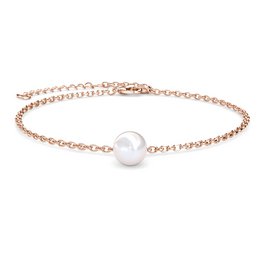 Set e scatola di perle di cristallo Pauline - Oro rosa e cristallo