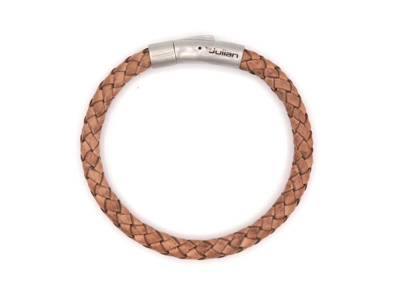 Kepang naturel - 6mm-zilver of goud