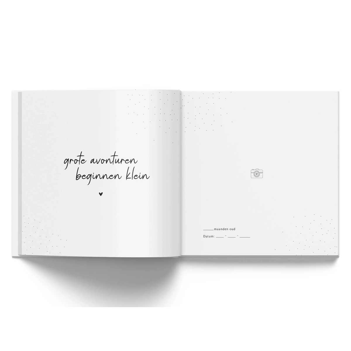Fyllbooks Babybuch „Mein erstes Jahr“ – Leinen Taupe