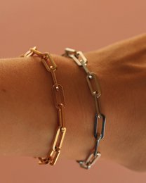 Beata - Bracciale a maglie di catena a scatola