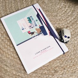 Rechargeable travel book "Le Voyageur" - Dots + Blanks