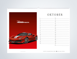 Car Birthday Calendar
