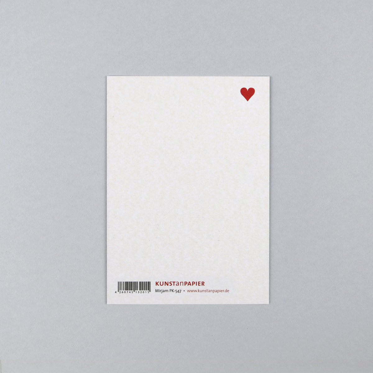 Postkarte Holzschliff Mirjam Herz