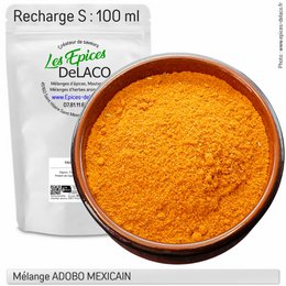 ADOBO MEXICAIN - mélange d'épice et aromate - éco recharge