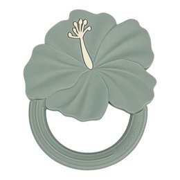 Hibiskus-Beißring, Löwe und Lea, Beißrassel, 4 verschiedene Farben