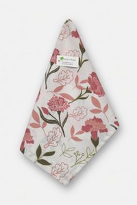 Carnation Flower tea towel