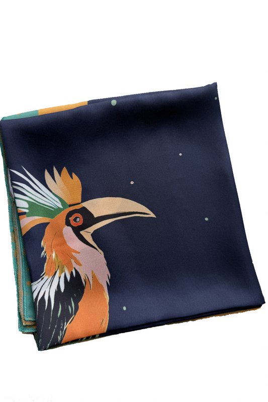 Foulard Hornbill Nuit