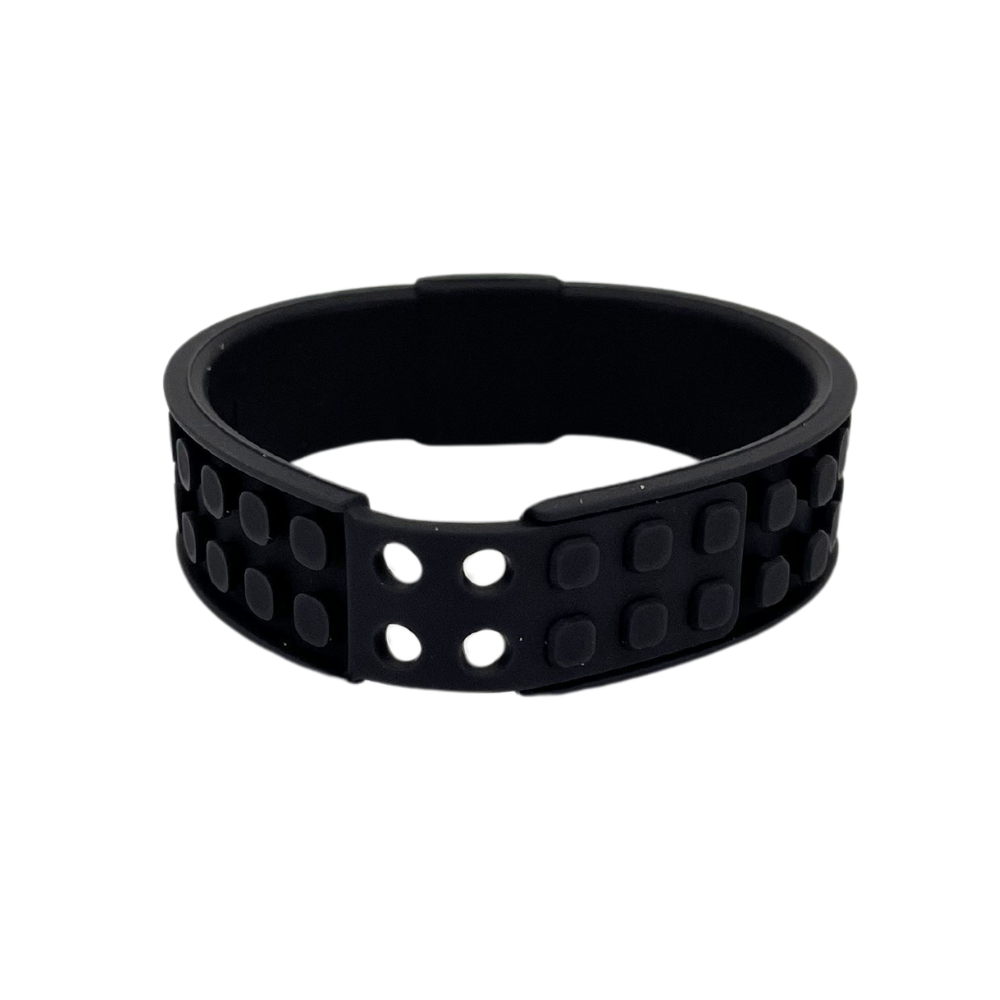 PIXIE CREW Minecraft Multipixel Bracelet with Minecraft Icons, Grey
