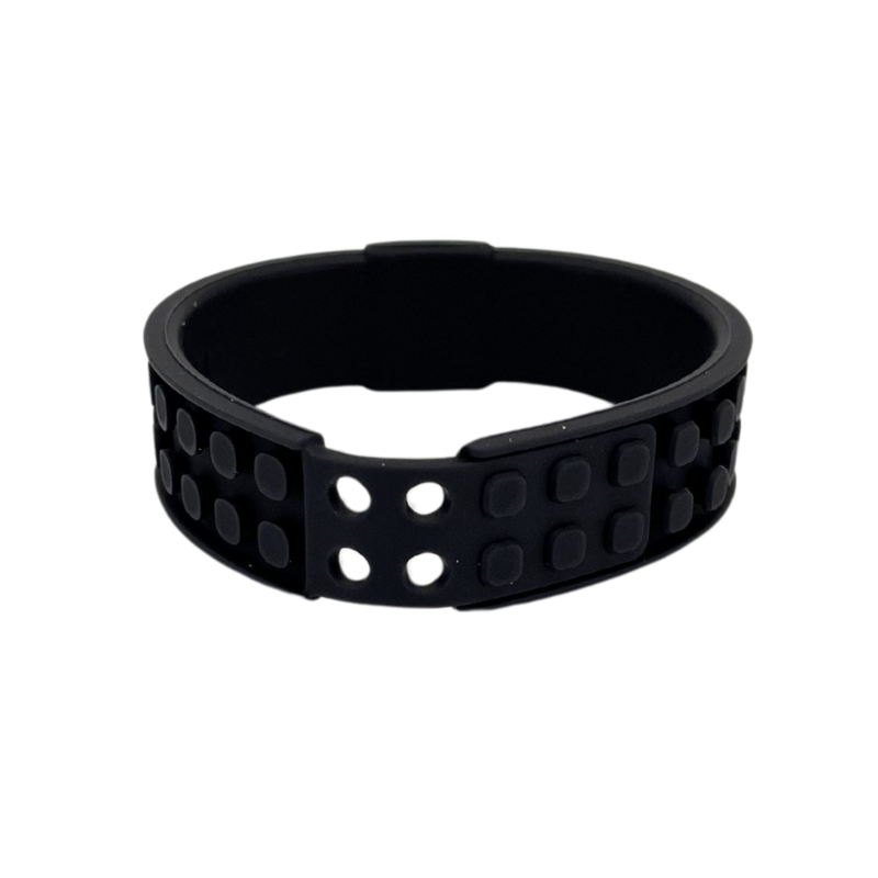 PIXIE CREW Minecraft Multipixel Bracelet with Minecraft Icons, Grey