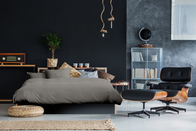 100% Bomuld Satin Dynebetræk Napoli - Taupe