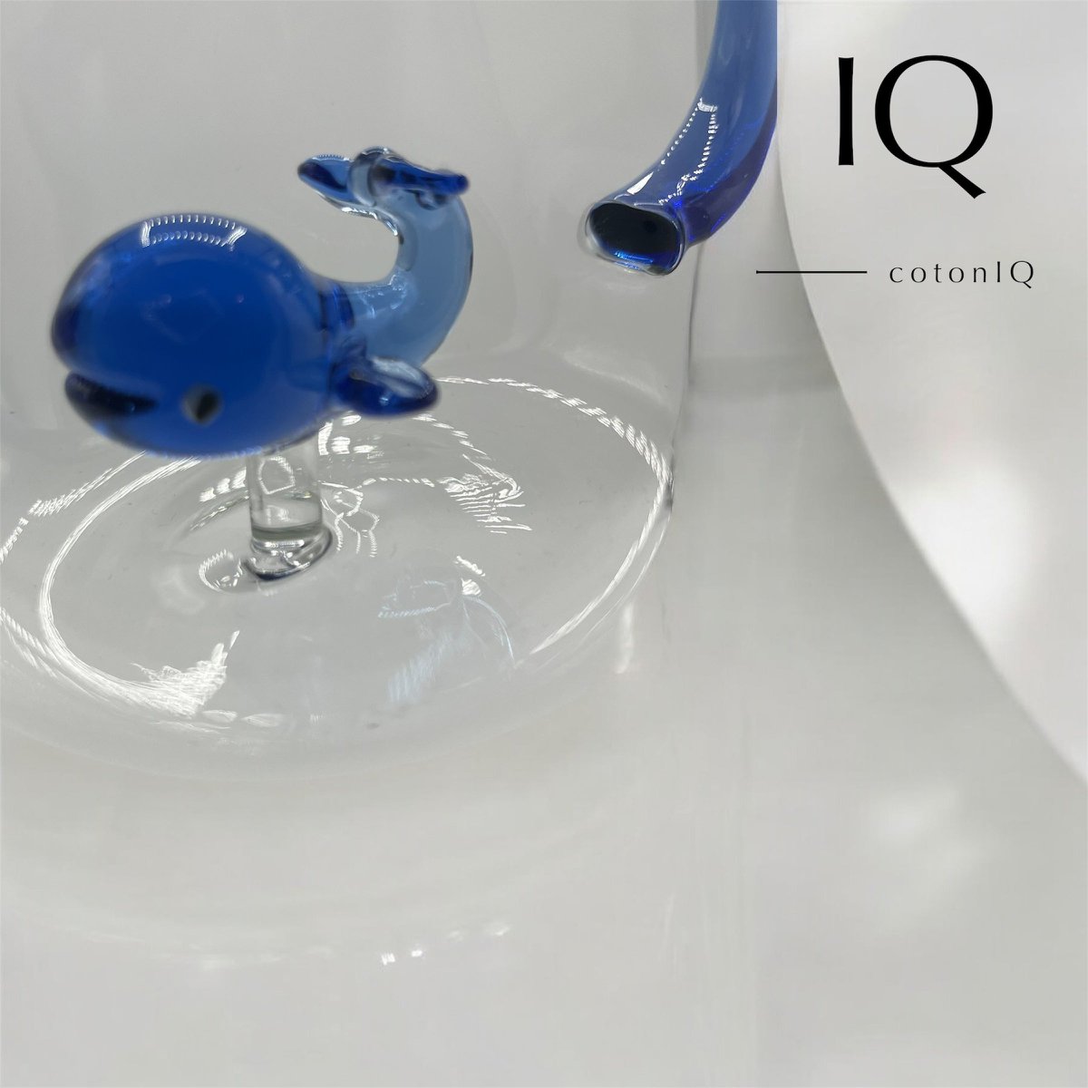 Glasskop med 3D-figur-whale-380 ml