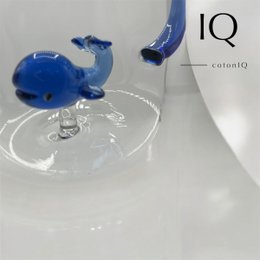 Glasskop med 3D-figur-whale-380 ml
