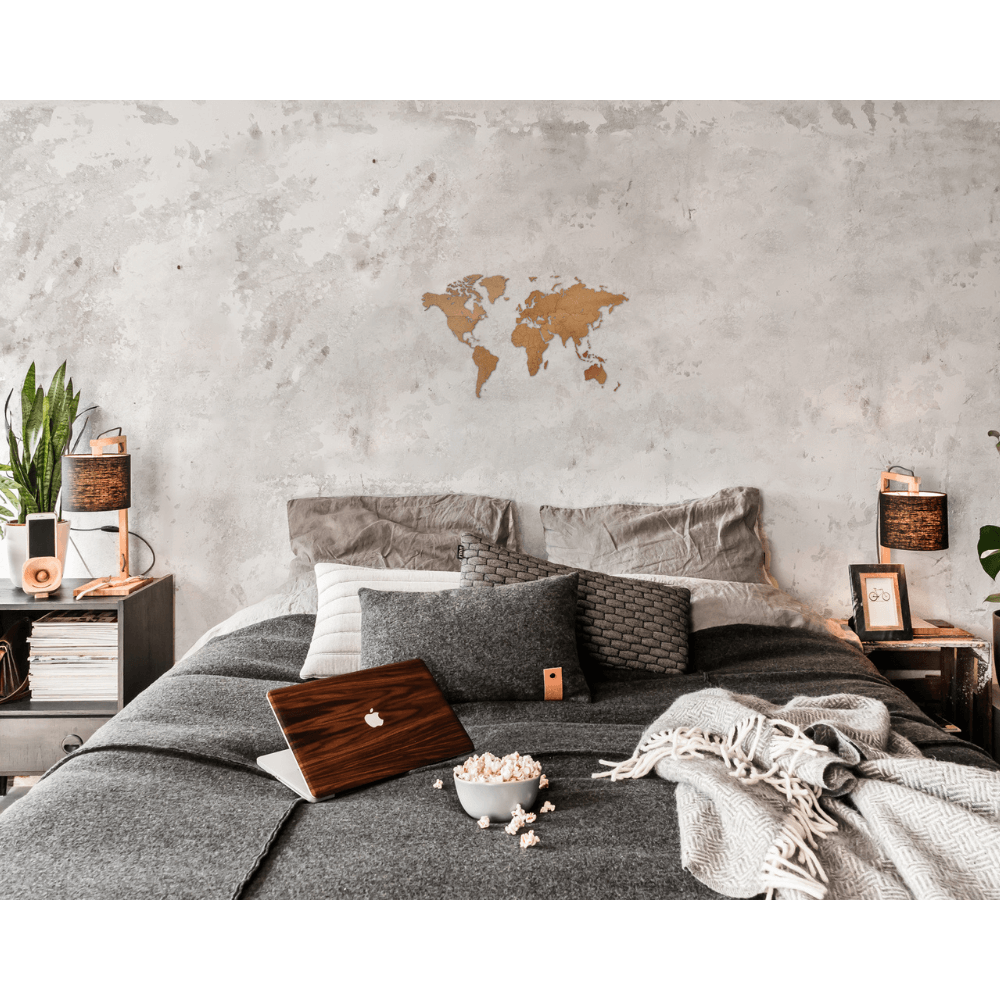 Mappa del mondo in legno - Fai da te - HDF
