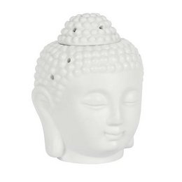 Bruciatore a nafta testa di Buddha - bianco