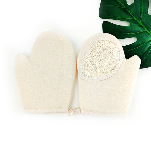 Ik Loofah scrubhandschoen