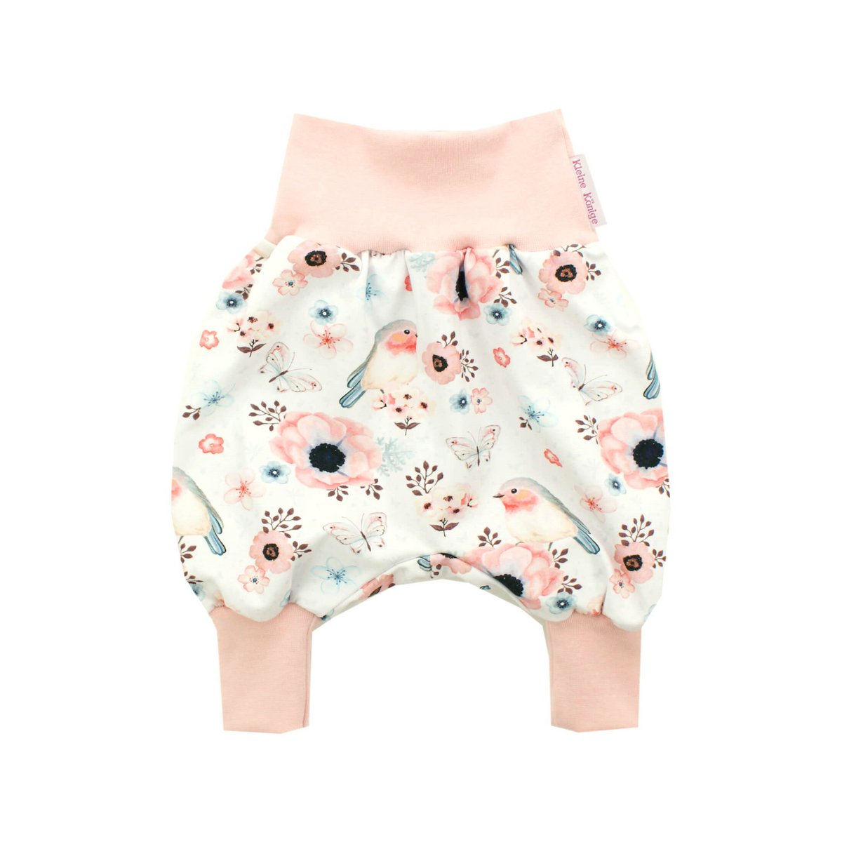 Bloomer fleurs oiseaux "Birds" blanc vieux rose