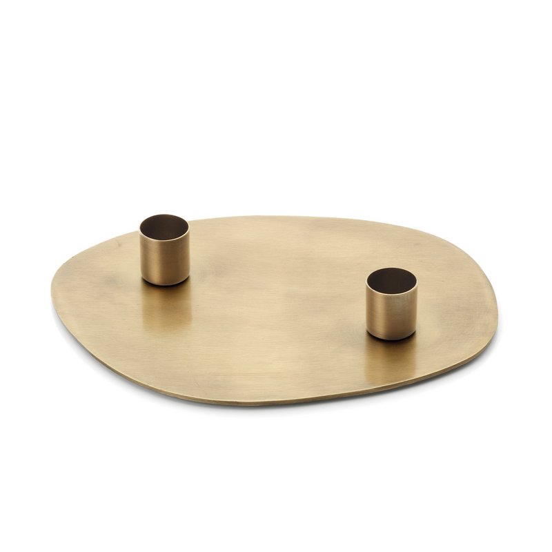 Der Glowpad Kerzenhalter – Gold – M