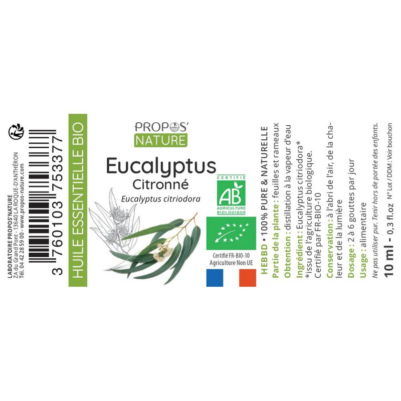 Olejek eteryczny z cytryny eukaliptusowej 10 ml