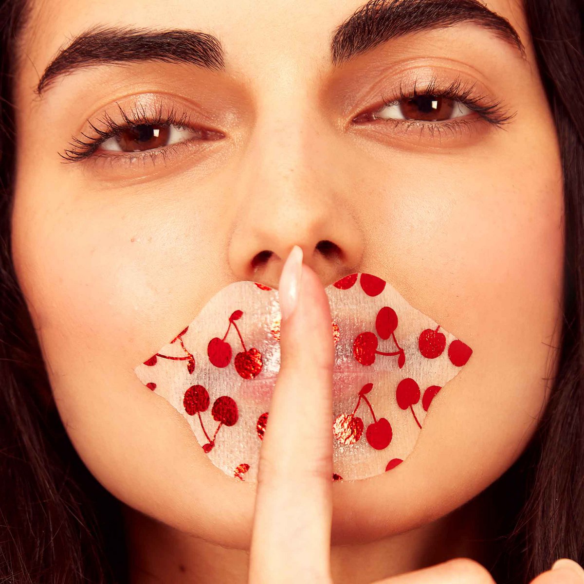 Masque pour les lèvres au collagène végétalien à la cerise