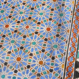 Alhambra Art zijden vierkante sjaal