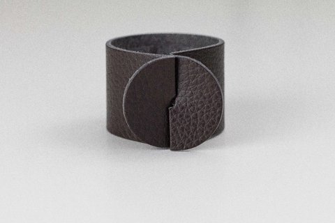 Skinnatur Serviettenring | recyceltes Leder | 4cm Durchmesser