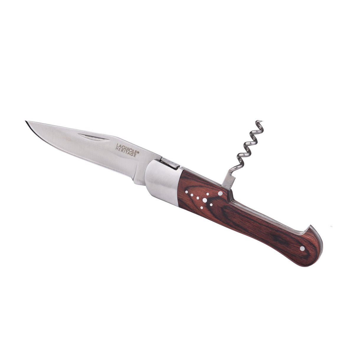 Coltello Chiudibile Laguiole Sommelier – Manico in Pakkawood con Fodero