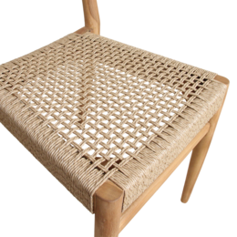 Sedia da giardino in teak Verano - Naturale