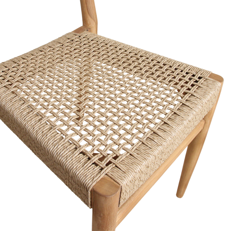 Sedia da giardino in teak Verano - Naturale