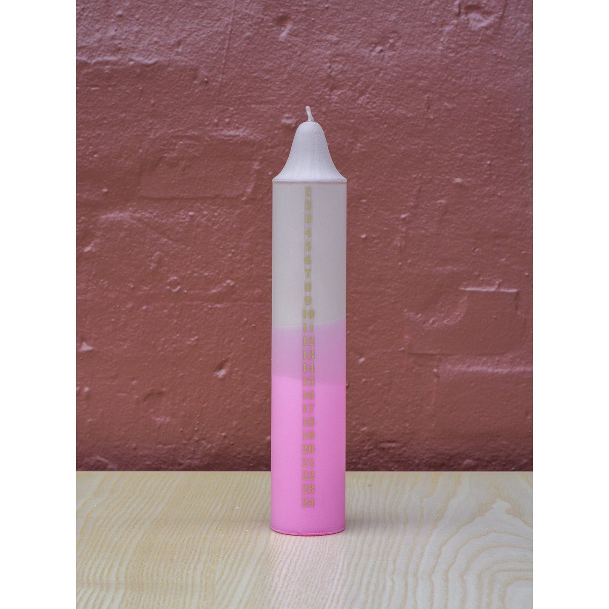Kalenderlichter Beige & Pink