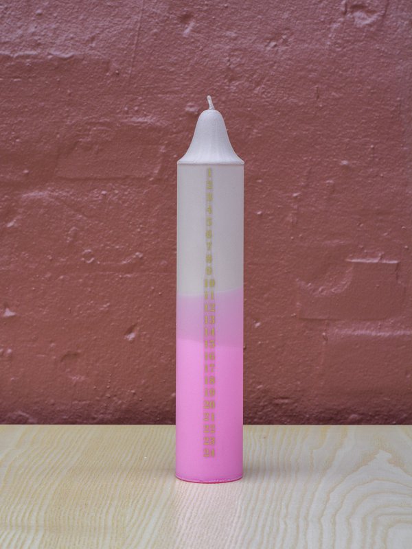 Kalenderlichter Beige & Pink