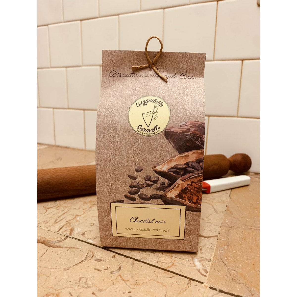 Cuggilelle Saravelli with dark chocolate