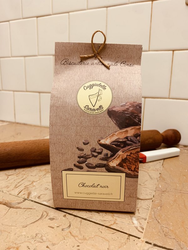 Cuggilelle Saravelli med mørk chokolade