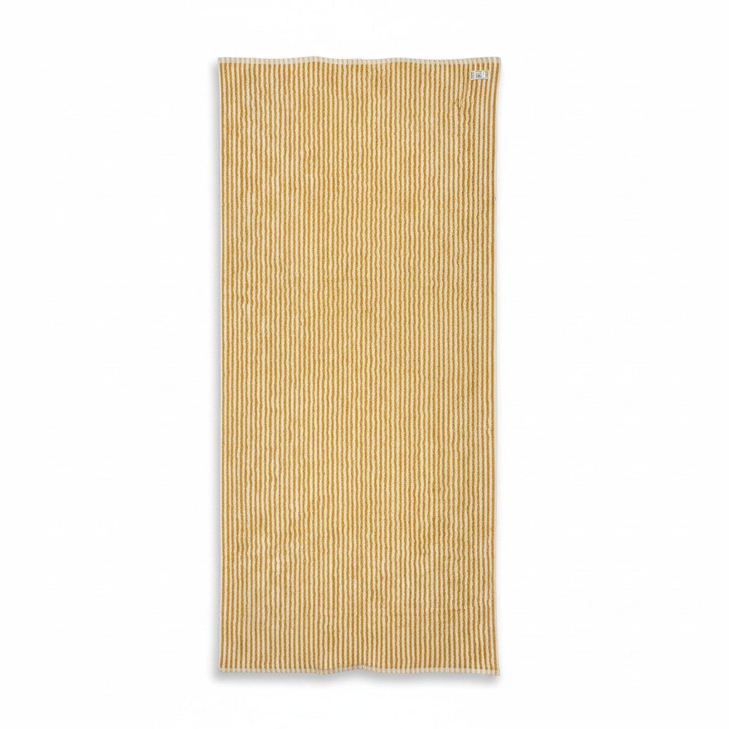Serviette de bain | Allemagne | Rayures jaunes | 170x85cm