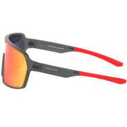 Titan - Montatura grigio scuro trans opaco | lente revo arancione/rossa