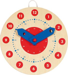 Uhr - leeres Holz