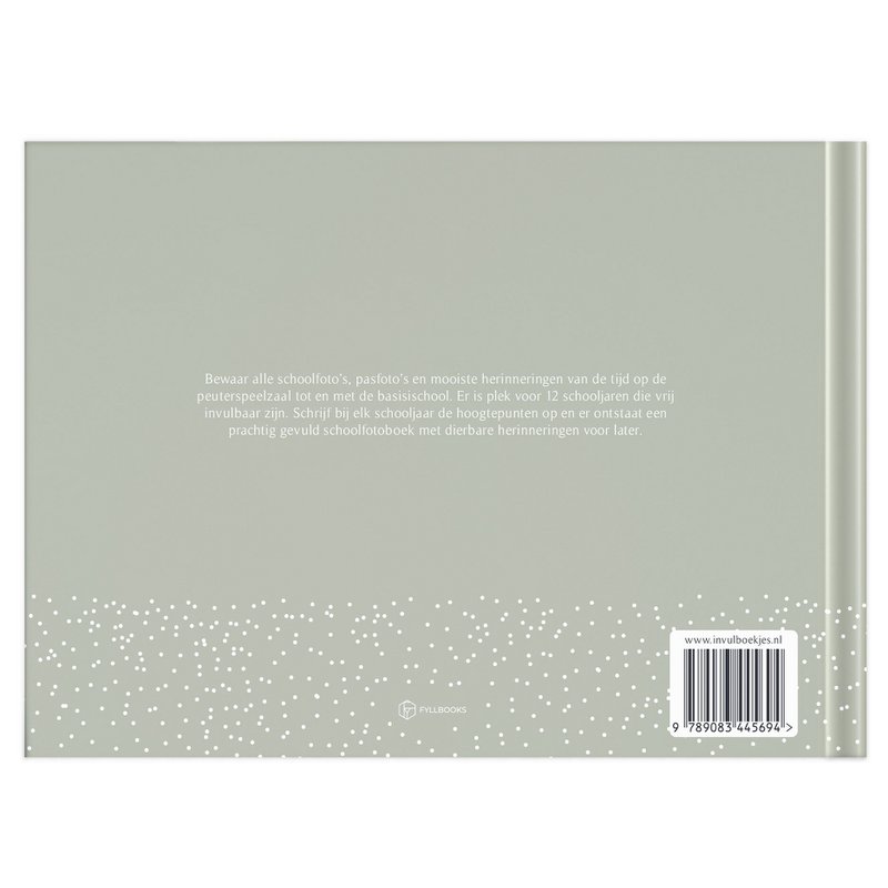 Fyllbooks Mijn schoolfotoboek - Olijfgroen