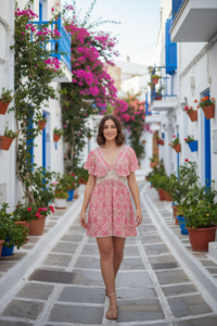 Jurk Emma roze