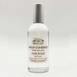 Parfum d'Ambiance 100ml room spray in Cannelle Orange scent. Warm, spicy fragrance with notes of cinnamon and orange.