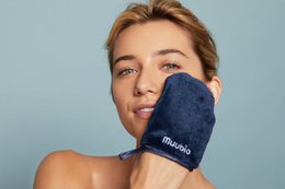 Gants démaquillants réutilisables X3 + Gant exfoliant + Bandeau + Manche