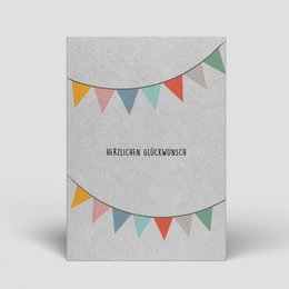 Ansichtkaart - Verjaardag - Slinger - Nr. 81