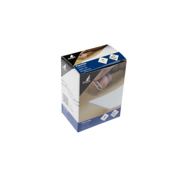 Paper clips Kangaro 32 mm angular box 1000 pcs galvanized