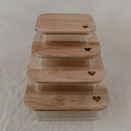 Pojemnik do przechowywania serce 16,5 x 22,5 cm (opak. = 4 sztuki)