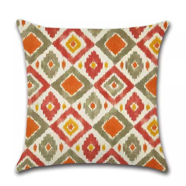 Housse de coussin Bohème - Fougère