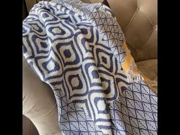 Coperta da tiro in cotone turco Asude