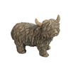 Schotse hooglander Yuki polystone L17B8,5H15,5CM bruin