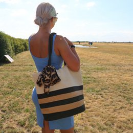 Shopper Strohtasche "Leo"