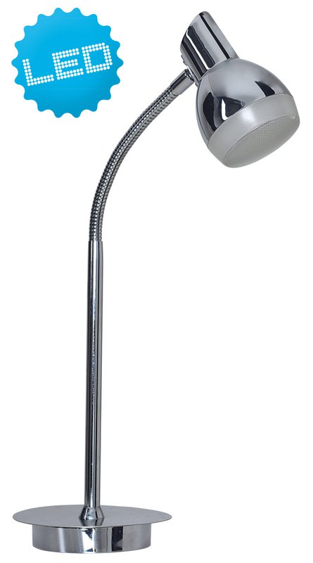 LED -bordlampe "Chrome" H: 45 cm